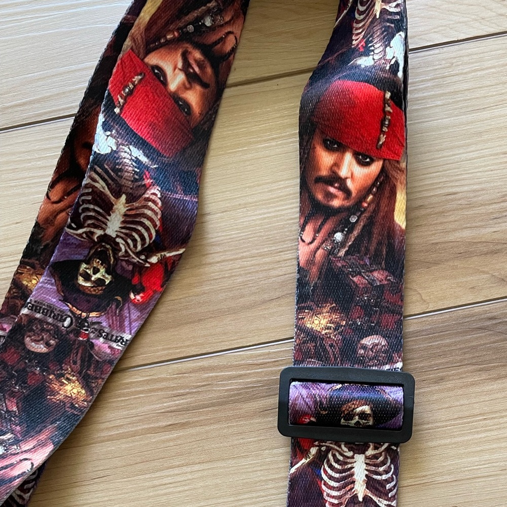 Pirates of the Caribbean - Jack Sparrow - Guitar Strap - Rare!